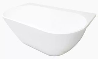 Ванна из искусственного камня AquaStone Бали 159x80см белый глянец BALI160P